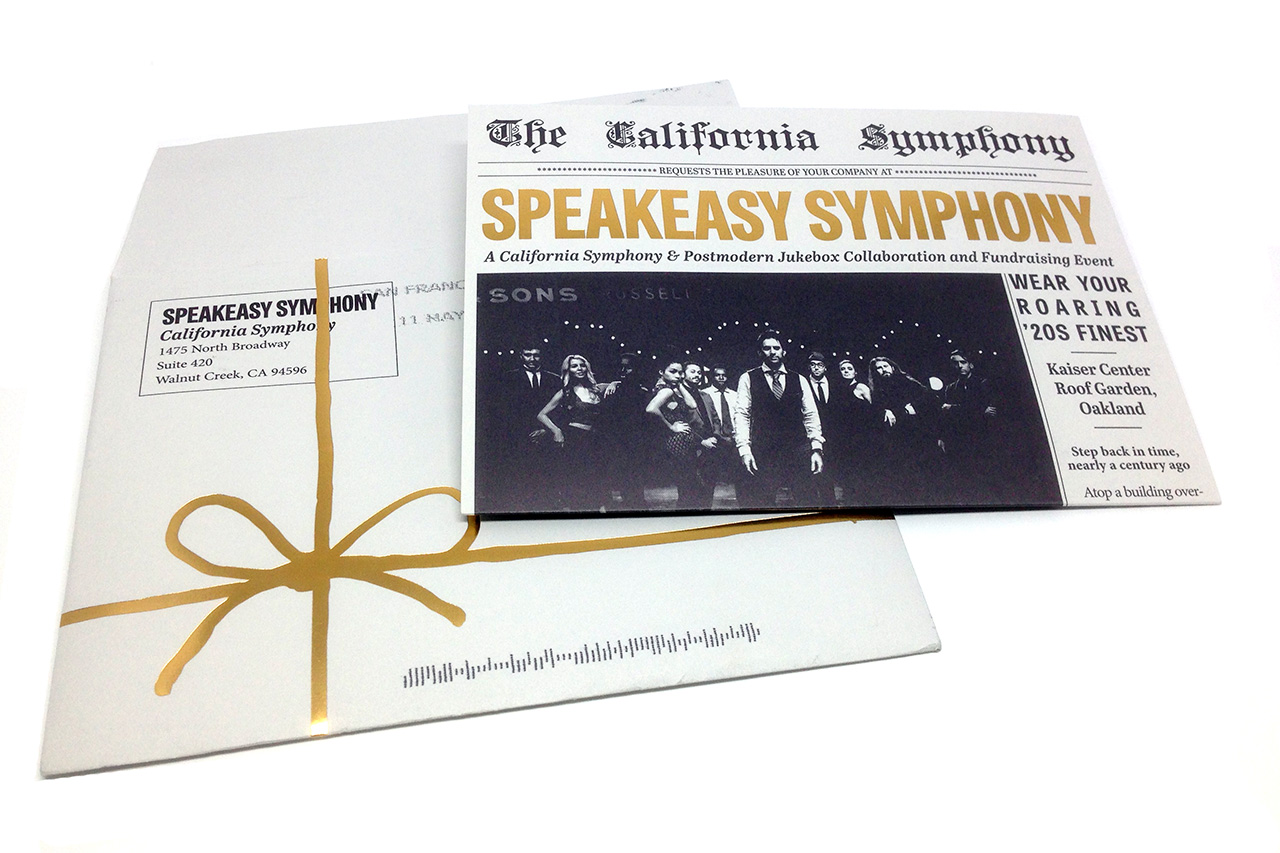 Speakeasy Symphony Invitation